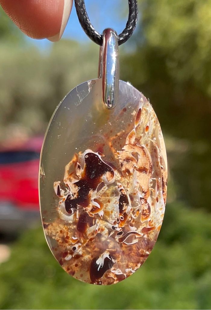 Superbe pendentif en ambre - photo numéro 3