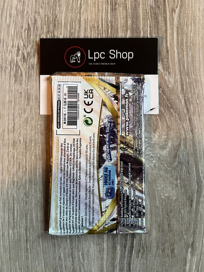 POKÉMON - BOOSTER EB12 ÉPÉE ET BOUCLIER TEMPETE ARGENTÉE GOUPIX - FR - NEUF - photo numéro 2