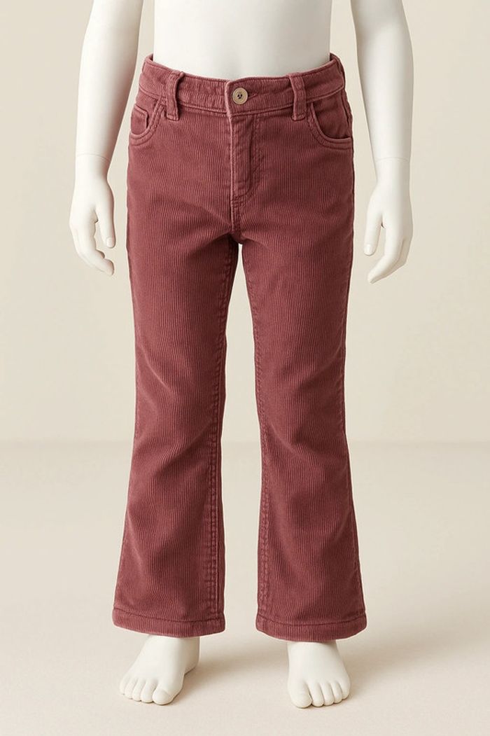 Pantalon en velours côtelé fille - Vertbaudet - 4 ans - photo numéro 5