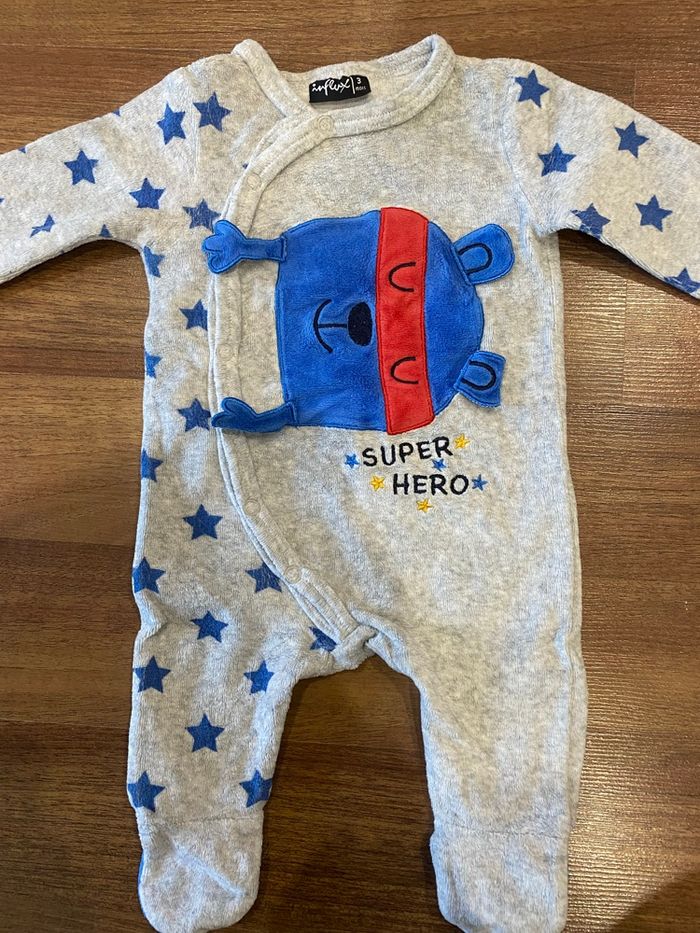 Lot 3 pyjamas bébé hiver - photo numéro 5