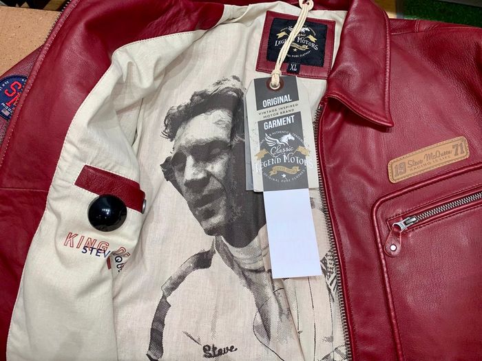 Veste blouson cuir d’agneau Mainpol Steve Mc Queen - photo numéro 2