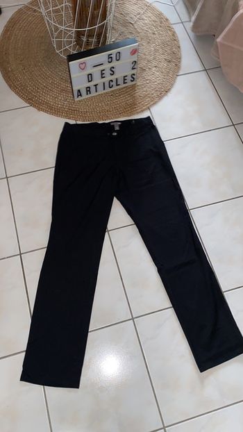 Pantalon de costume homme rayé H&M taille M