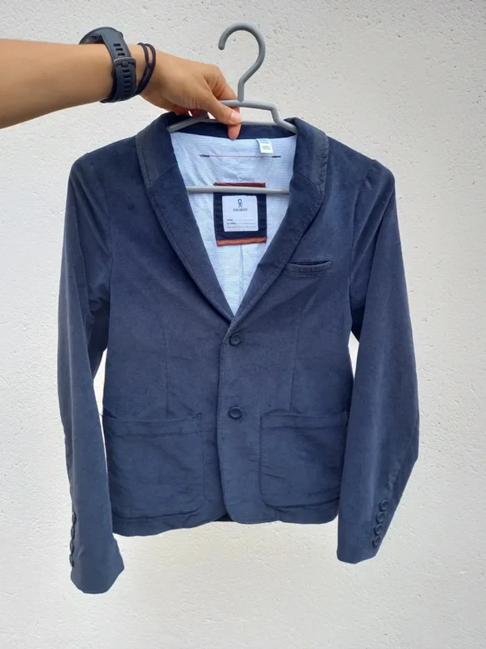 Veste costume okaïdi 10 ans bleue