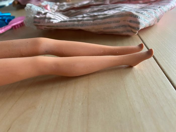 Barbie Mattel poupée Jewel secrets 1986 blonde rose argent collier - photo numéro 7