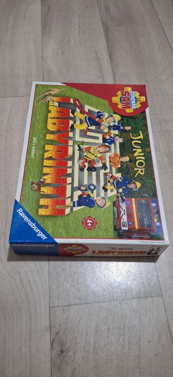 🧩 Jeu de société Junior Labyrinthe – Sam le Pompier (Ravensburger) – 4 ans+