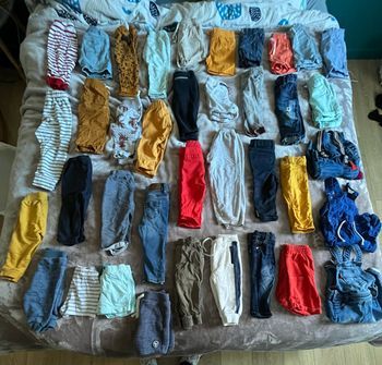 Lot 38 pantalons, shorts, salopettes, jeans