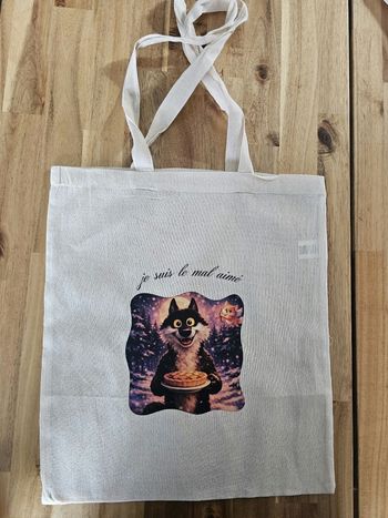 Tote bag sac neuf le loup 