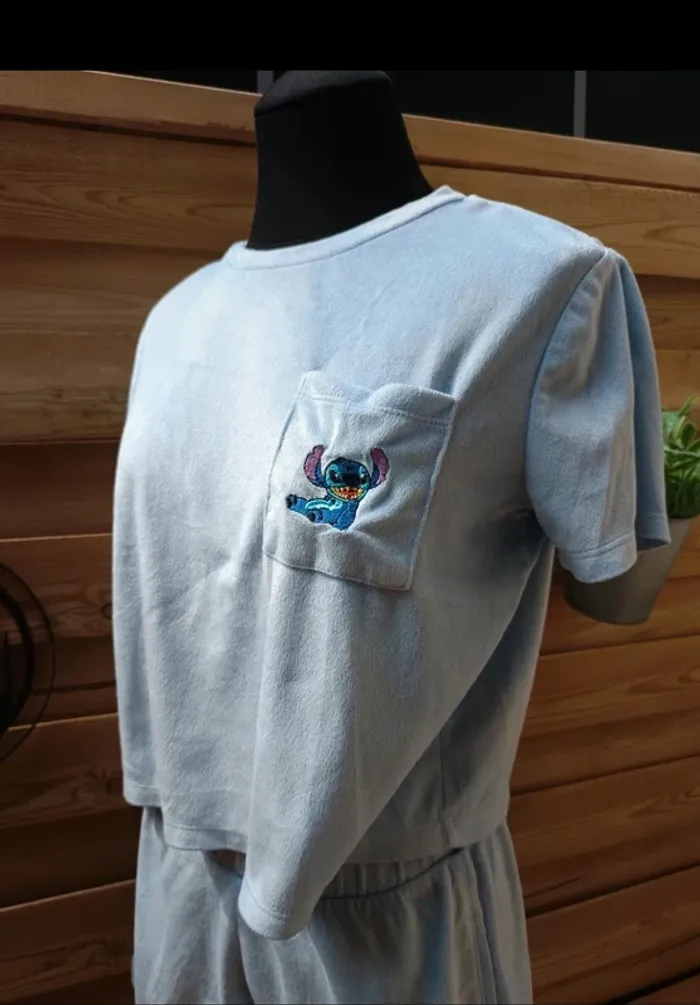 Pyjashort Stitch Disney taille S/M - photo numéro 3