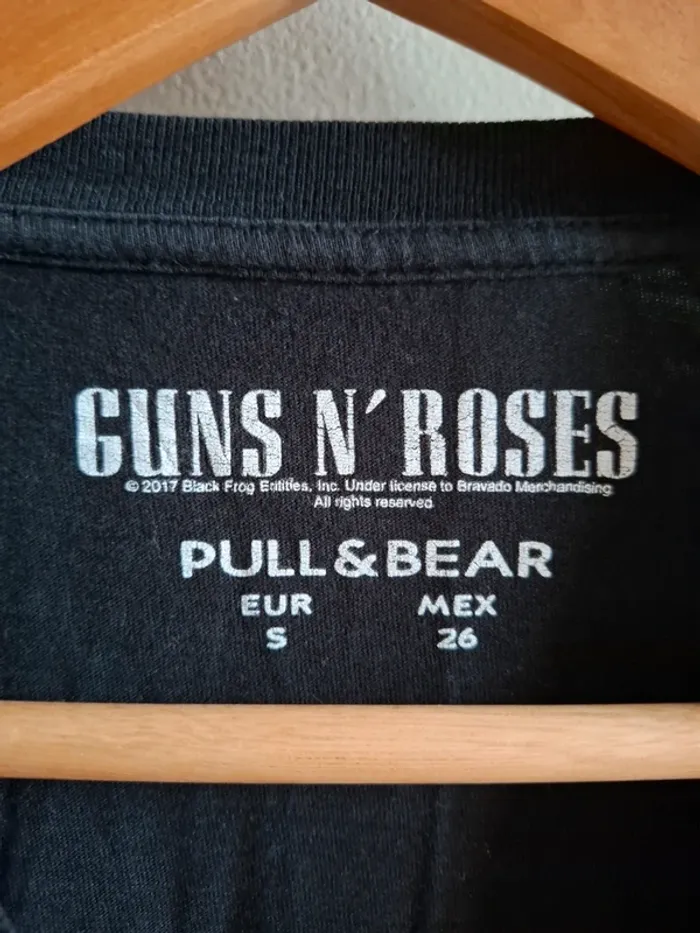 T-shirt oversize Guns n'roses P&B - photo numéro 3