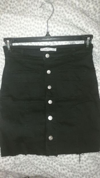 Jupe en jean noire