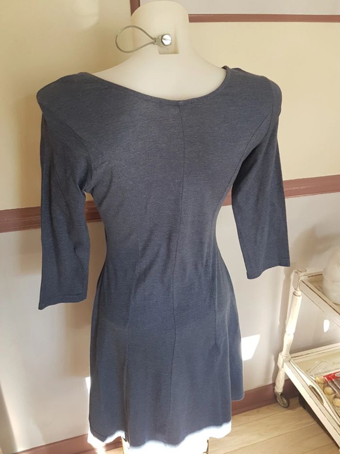 Robe patineuse bleu jean 36 - photo numéro 4