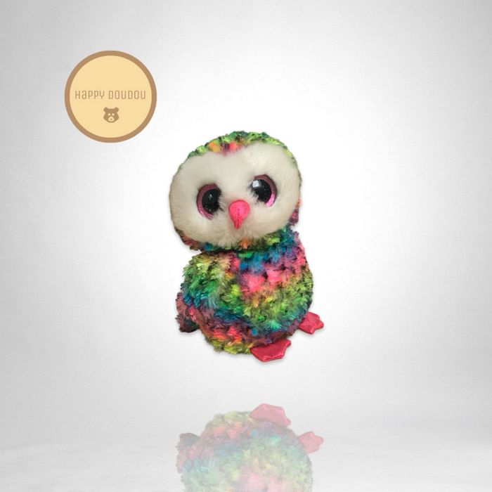 Peluche hibou multicolore Owen TY A954