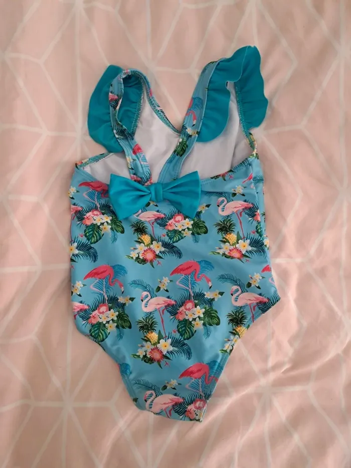 Maillot de bain flamant rose, taille 3 ans - photo numéro 2