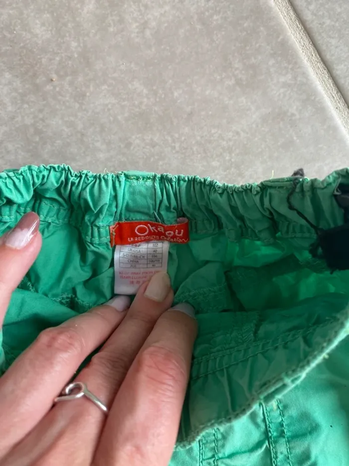 Pantalon léger vert - photo numéro 2