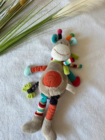 Doudou Âne coloré