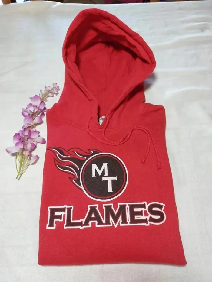 Sweat à capuche mixte MT Flames Taille S - photo numéro 13