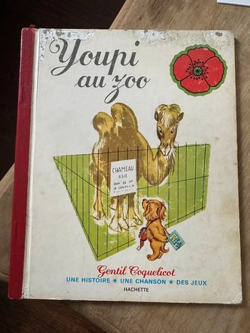 Pierre Probst auteur Caroline gentil coquelicot livre Youpi au Zoo histoire chanson Hachette