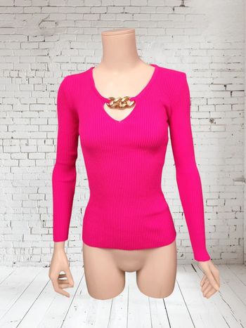 Pull moulant fuchsia * taille S *