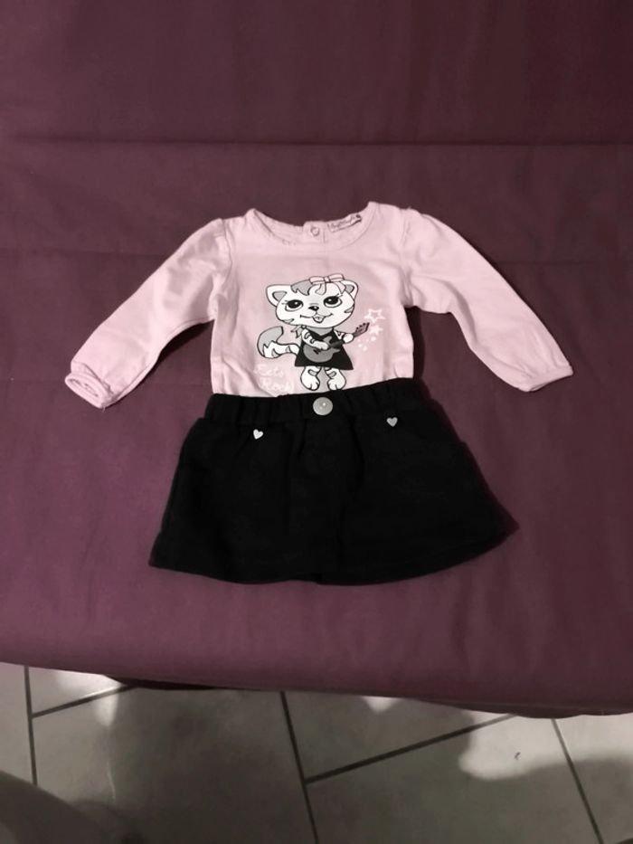 Robe 2 en 1 6 mois