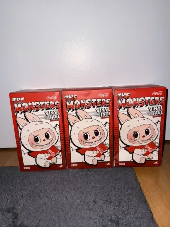 Lot de Pop Mart Labubu The monsters Vinyl Face Coca cola