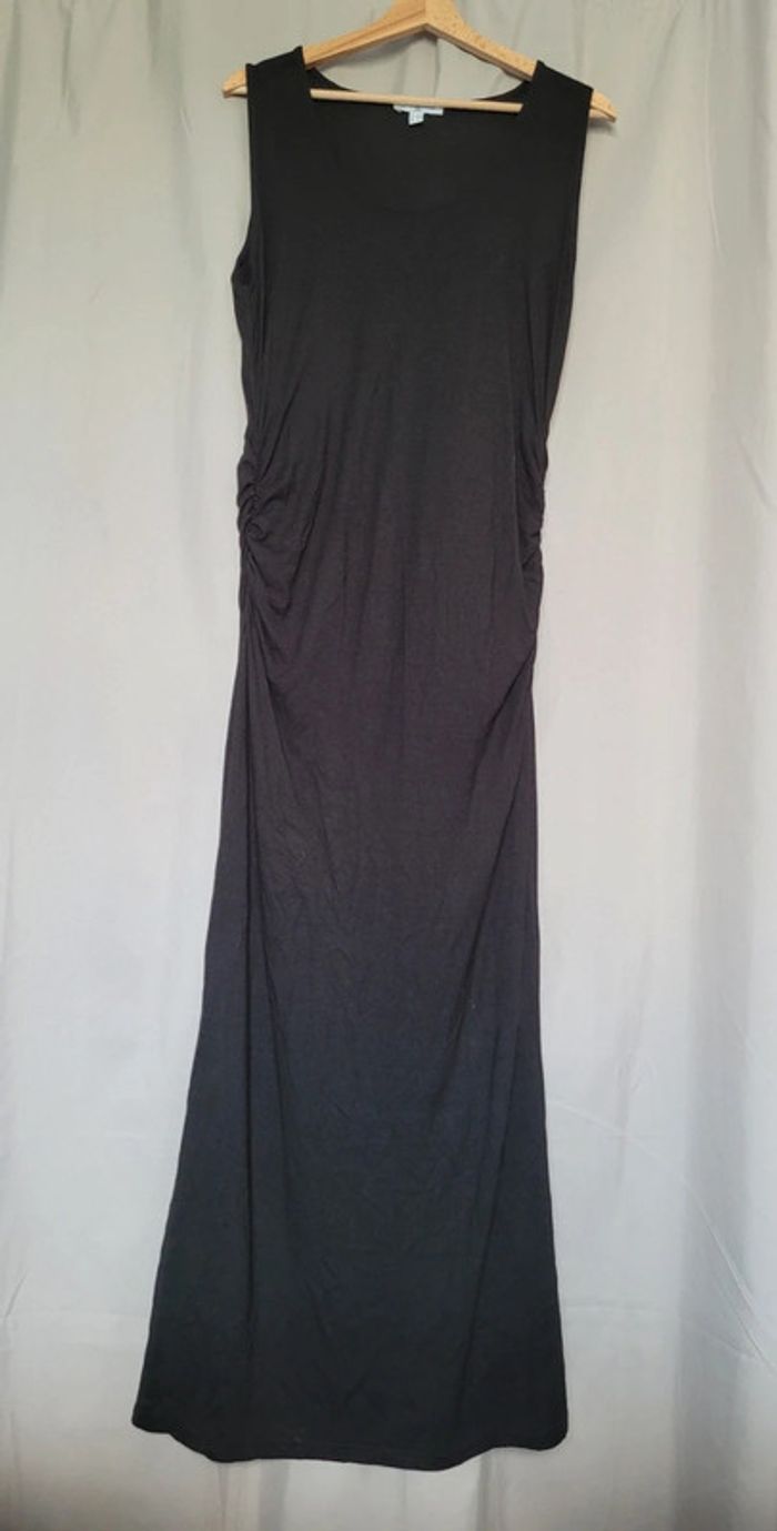 Robe longue noire de grossesse - photo numéro 3