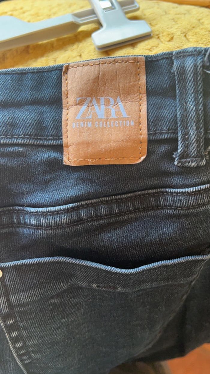 Zara jean taille 32 gris anthracite - photo numéro 7