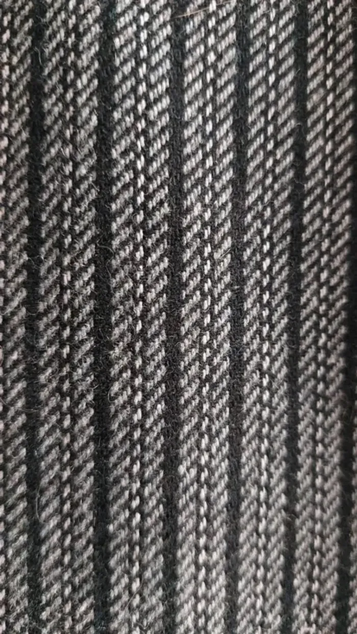 Jupe à rayures, noir et gris - photo numéro 4