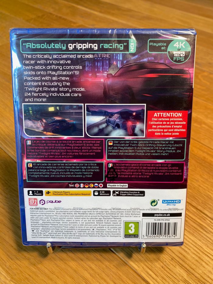 Inertial drift twilight rivals edition - PS5 - jeu neuf sous blister - photo numéro 2