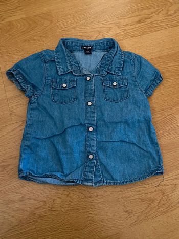 Chemise en jean kiabi 12 mois