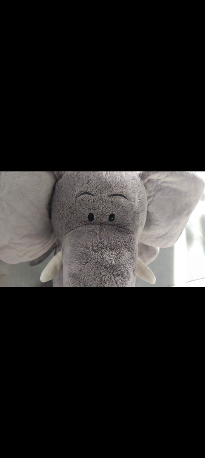 Peluche Éléphant Nici 50 cm assis - photo numéro 5