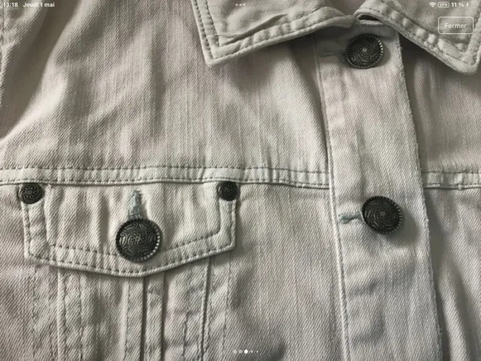 Blouson jean mode - photo numéro 3