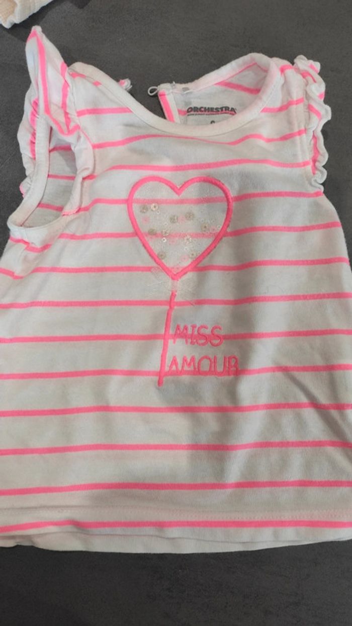 Débardeur bébé fille 6 mois