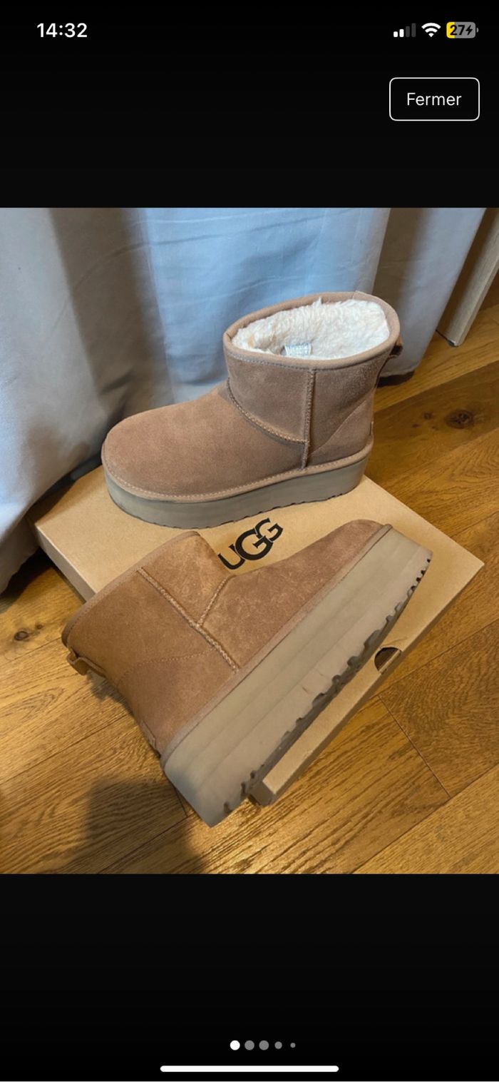 Uggs mini camel
