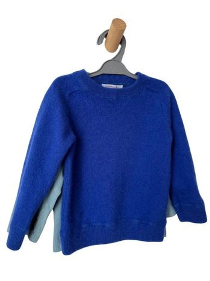 Pull bleu roi 100% cachemire - Monoprix Kids 2 ans - photo numéro 3