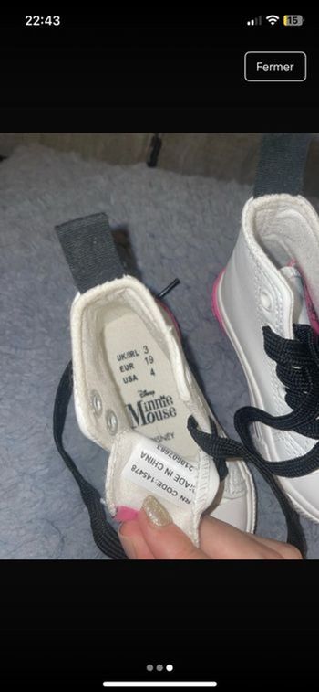 Chaussures bébé Disney Minnie neuve