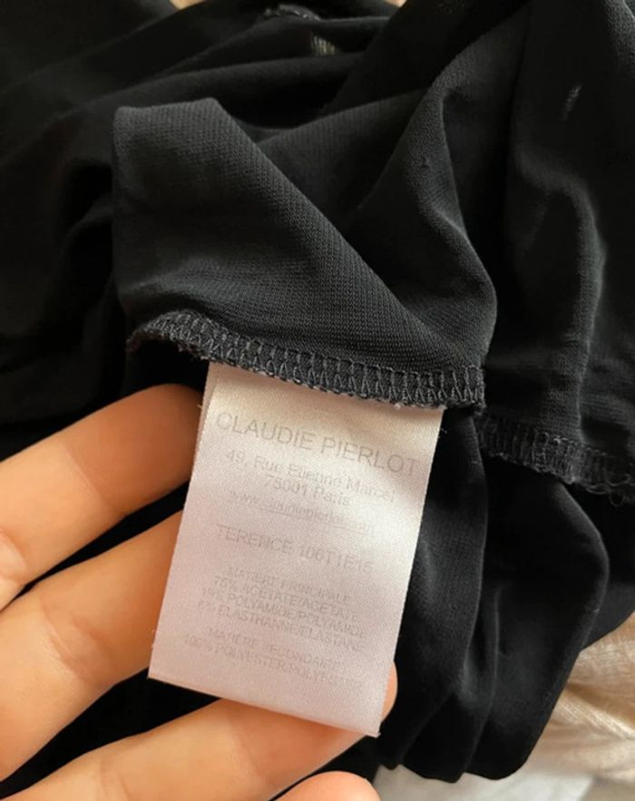 Top bi-matière fluide blouse t shirt 36 - photo numéro 12