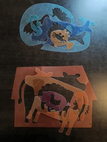 Loisirs Créatifs: LOT DE GABARITS