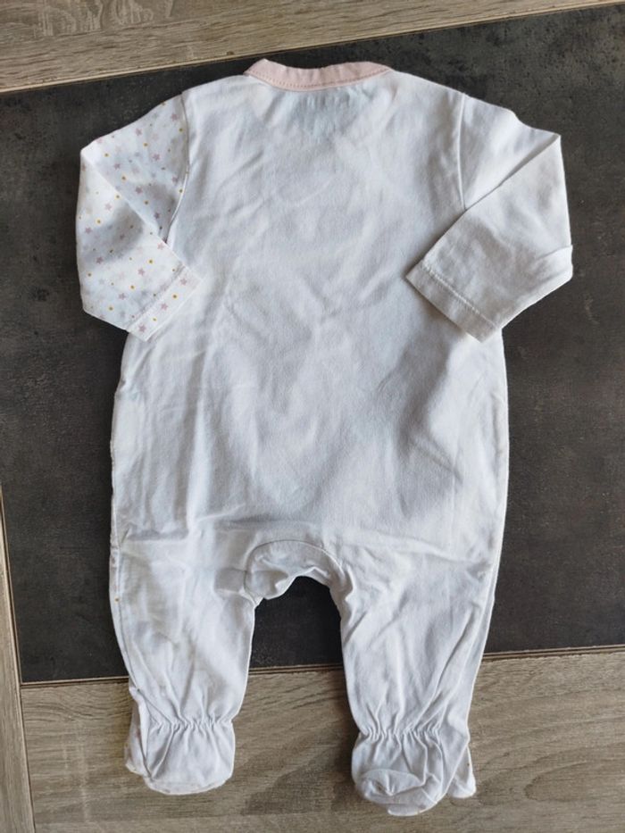 Pyjama en coton bébé fille 1 mois - photo numéro 2