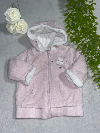 Très belle veste gilet pour bébé fille longue manche