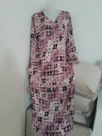 Robe de chambre col et manches brodé 💫légère 💫Taille 42