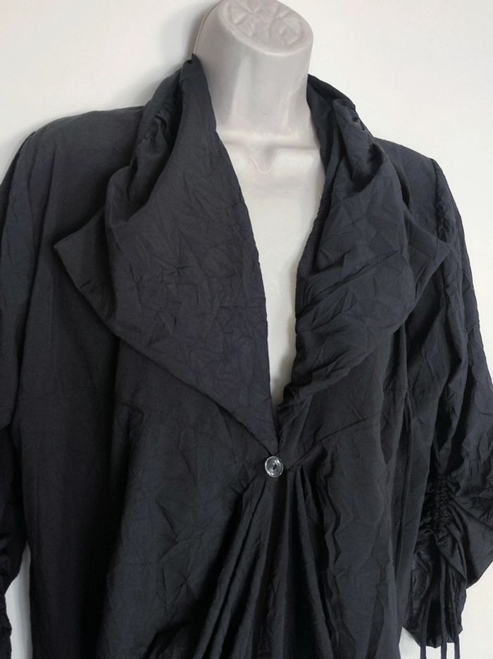 Robe pirate veste portefeuille noir vintage / Equalence Paris - 42/XL - photo numéro 11