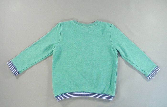 Pull sweat molleton fin vert rouge bleu ours skate Sergent Major 5 ans 110 cm garçon - photo numéro 5