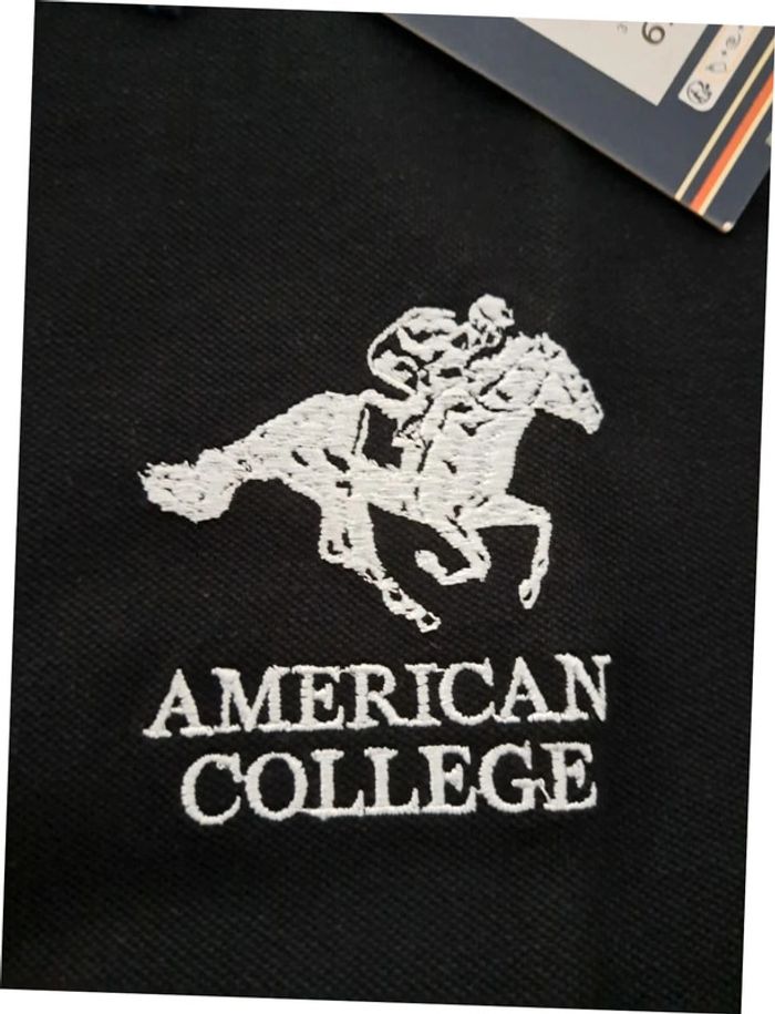 Neuf avec étiquette polo American Collège Premium collection M - photo numéro 5