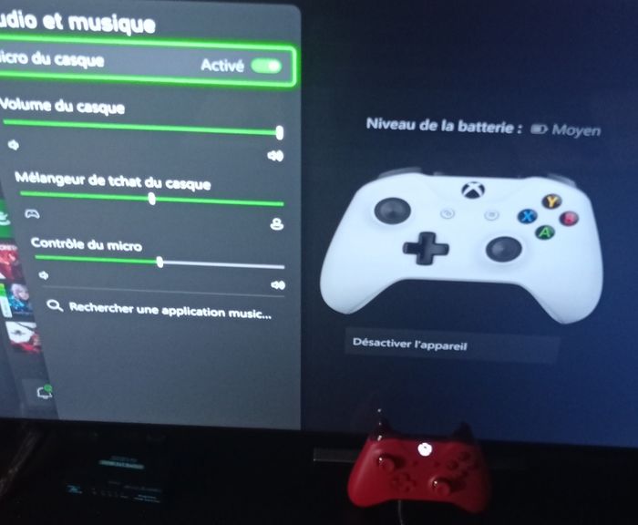 😍 manette Rouge Xbox one sx séries xs et pc en boîte - photo numéro 9