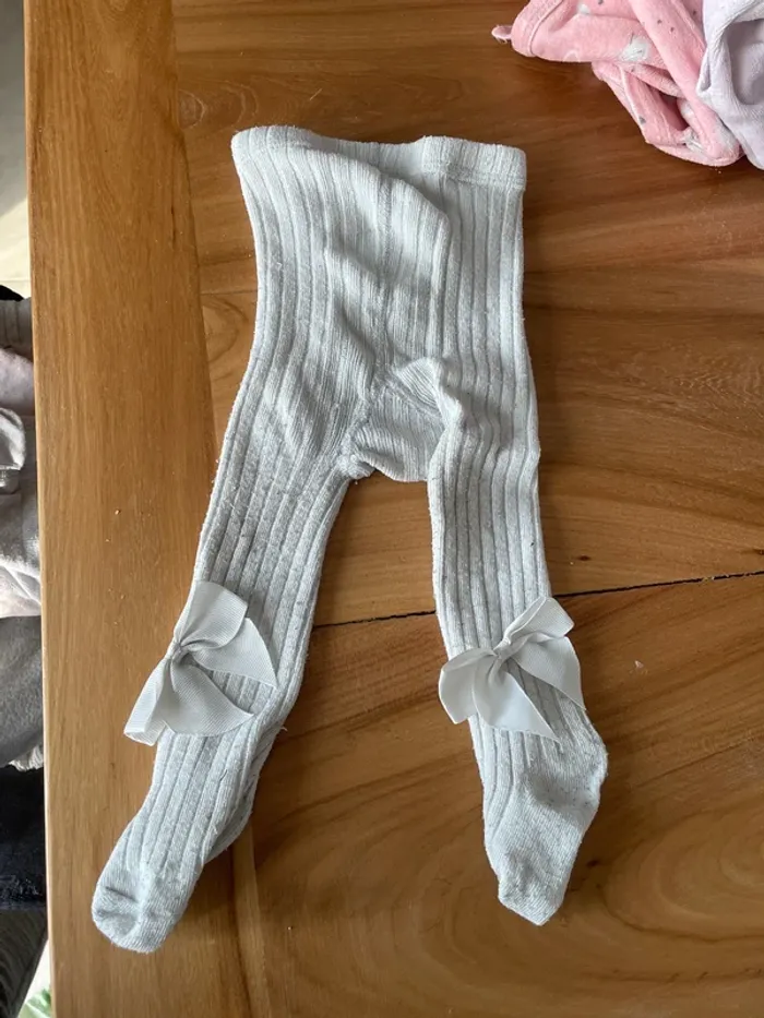 Lot de 3 collant avec noeud - photo numéro 3