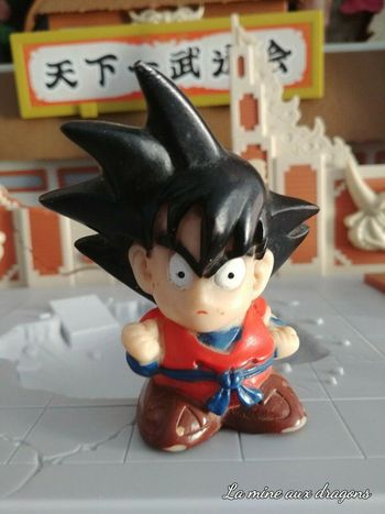 Figurine Finger Puppet Goku Dragon Ball Bandai figure rare DBZ Gokou