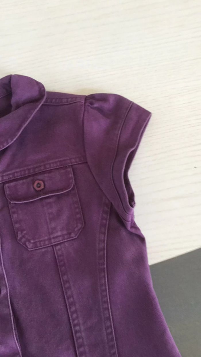 Robe jeans violette 8 ans NKY Kiabi - photo numéro 3