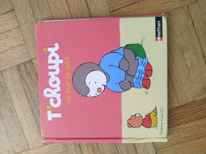 Livre T'choupi va sur le pot