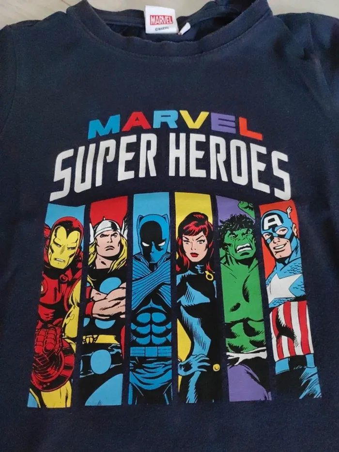 T shirt 4 ans Marvel - photo numéro 2