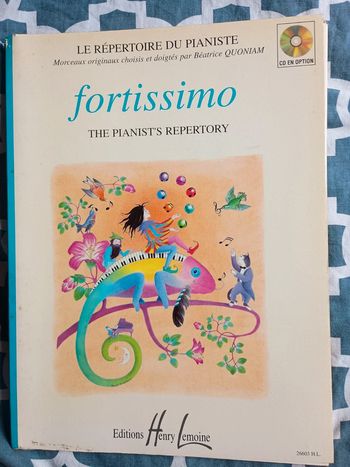 Livre de partition fortissimo